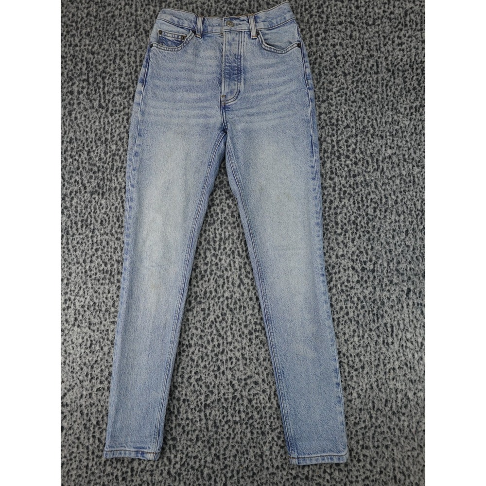Reformation Skinny Jeans Womens 23 Light Blue Montego High Rise Sustainable